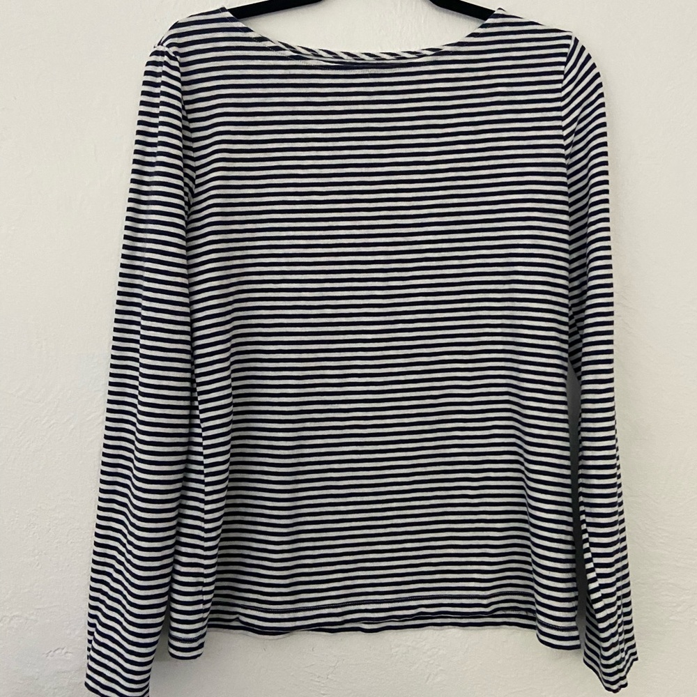 J . CREW FACTORY Long Sleeve Tee striped size L